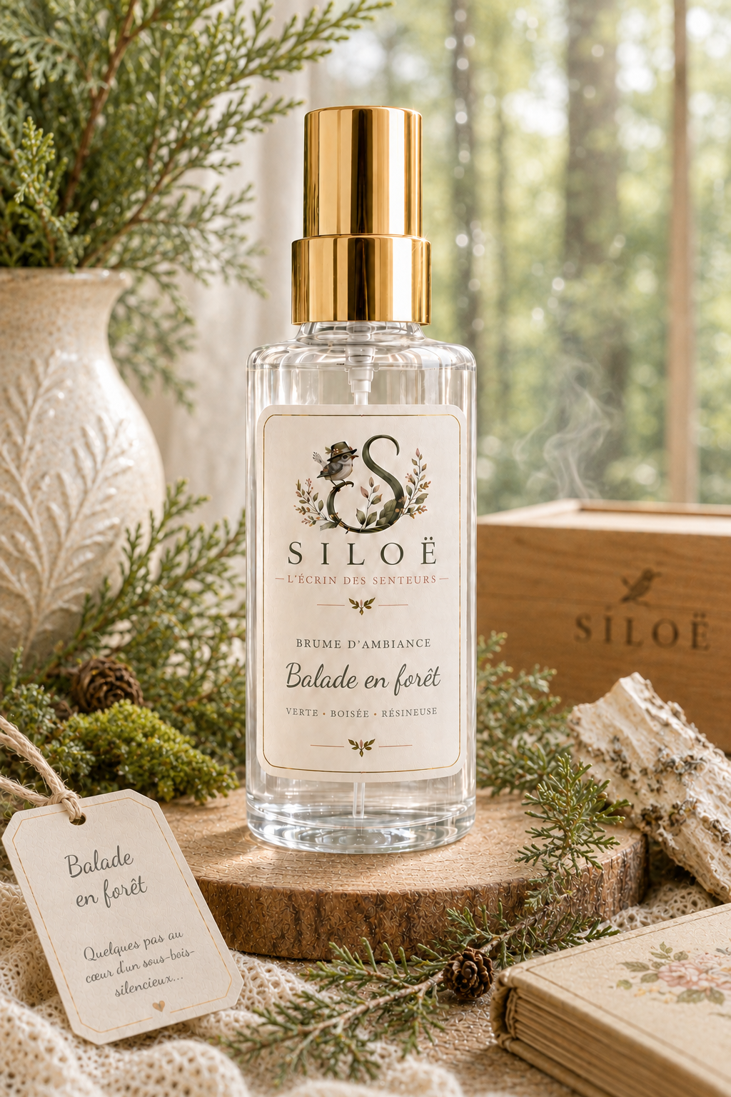Le murmure de la forêt - Brume D'ambiance 100ml - Fabrication Artisanal SILOË