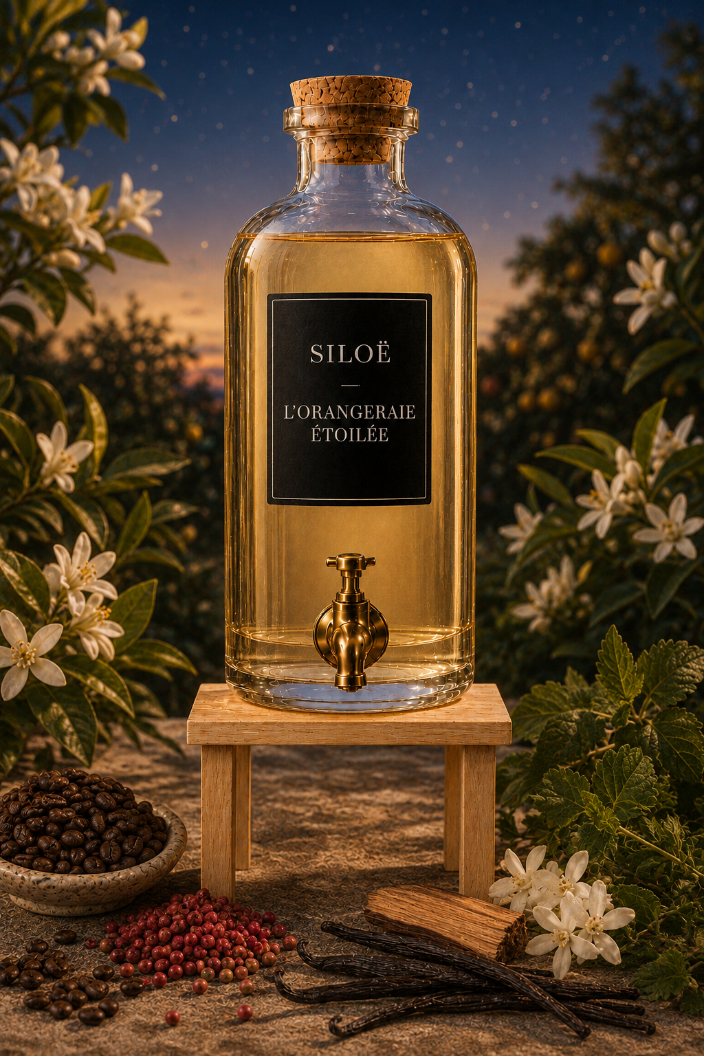 L’Orangeraie Étoilée – Parfum gourmand 100 ml | Siloë