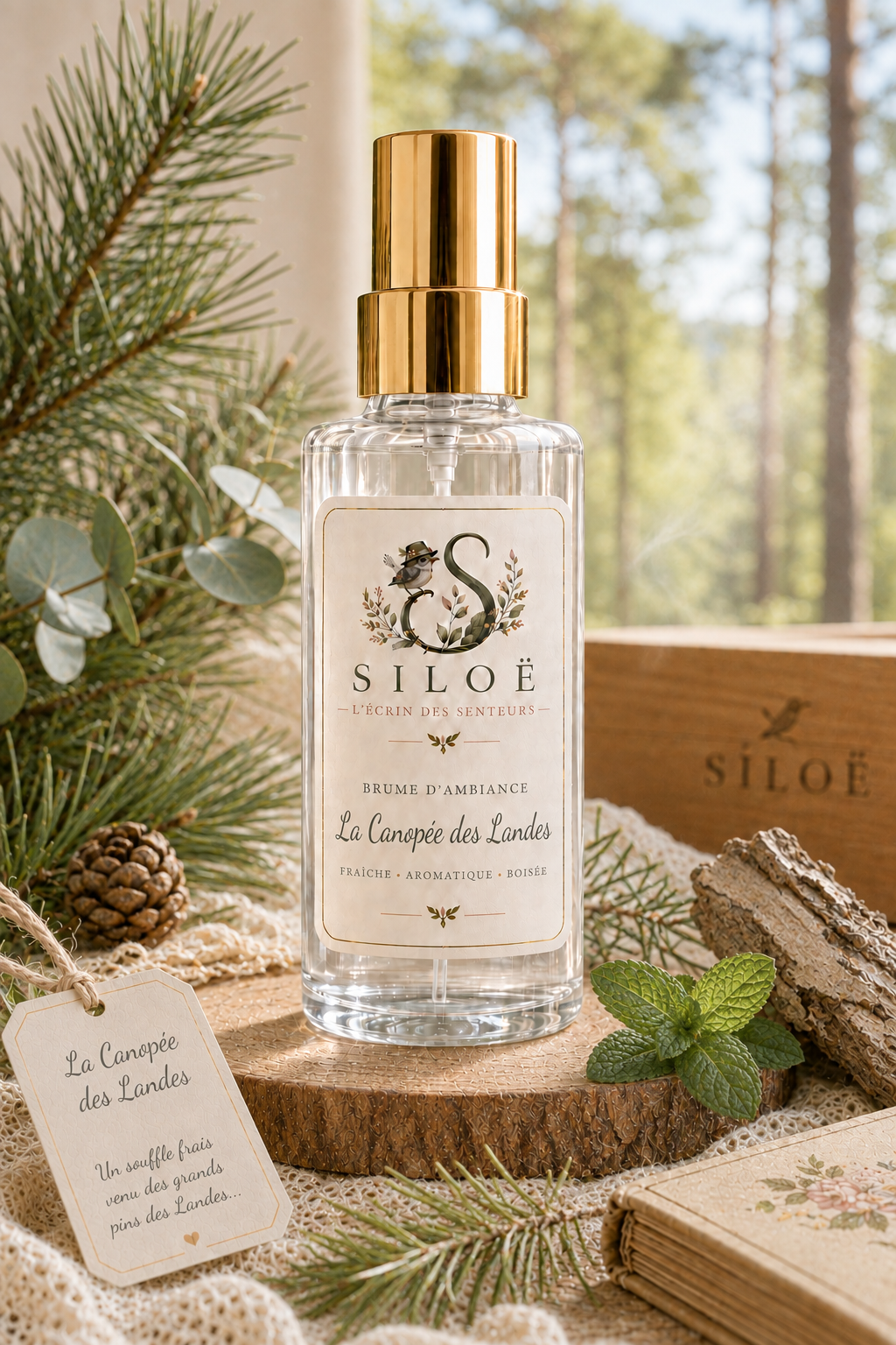 La Canopée des Landes - Brume d'ambiance 100ml - Fabication artisanal SILOË