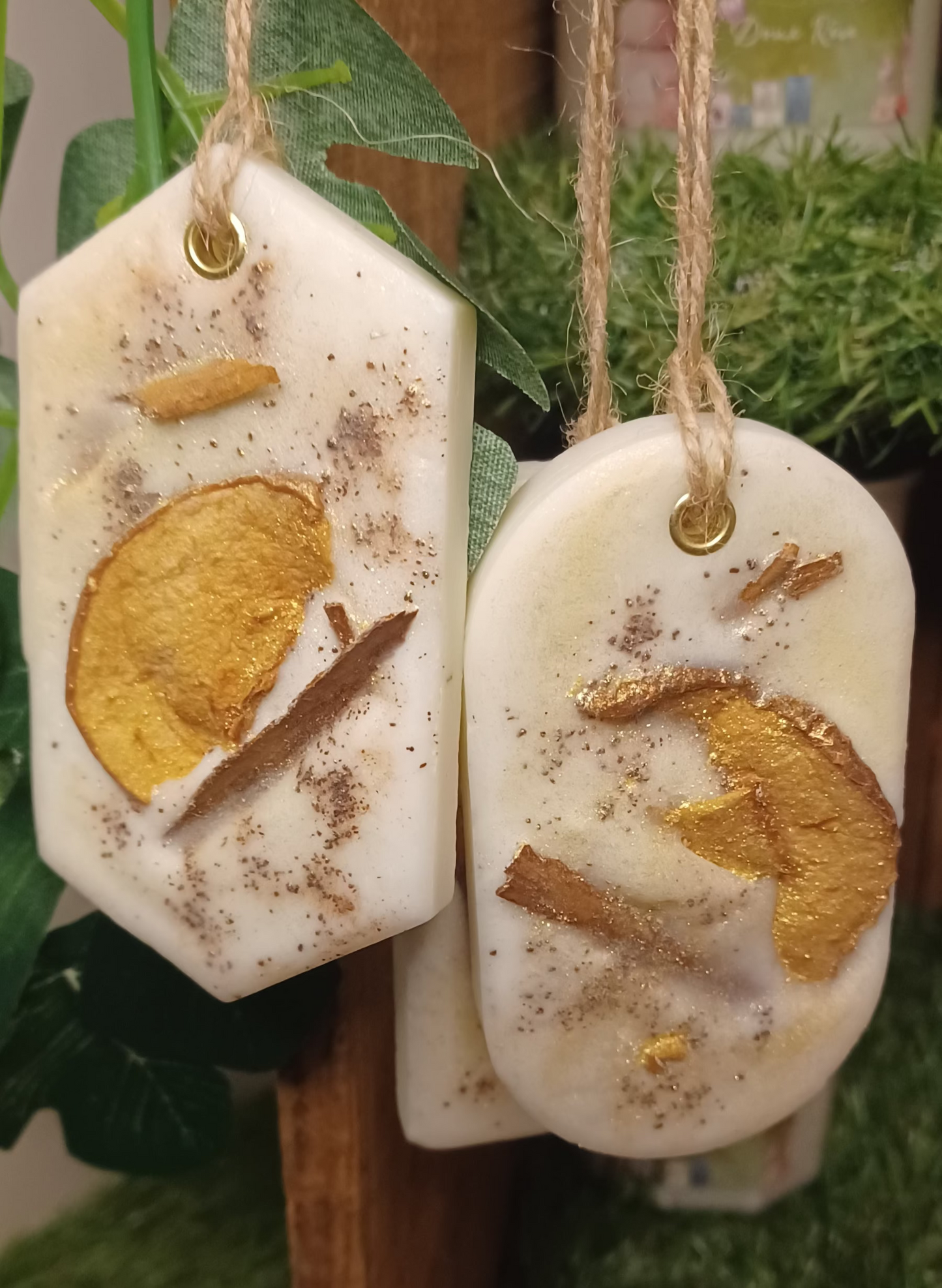 SUSPENSION POMME & CANNELLE SILOË - Décoration pommes séchées & bâton de cannelle