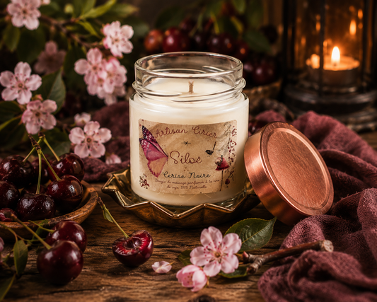 Cerise Noire - Bougie parfumée - SILOË