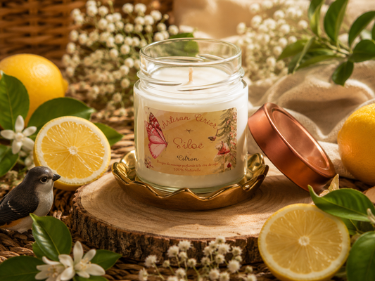 Bougie parfumée Citron 190 g – Les Citrons de Menton | Siloë