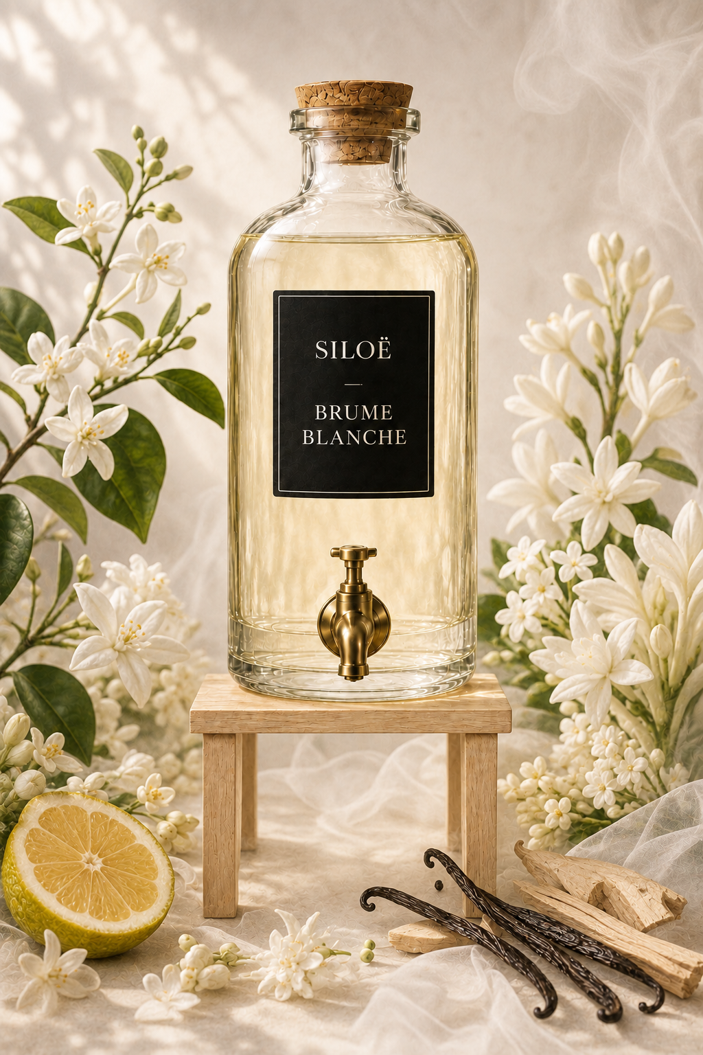 Brume Blanche – Parfum floral blanc 100 ml | Siloë