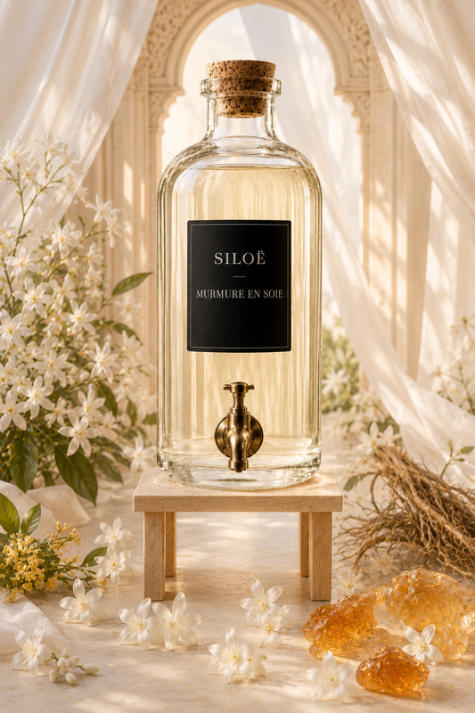 Murmure en Soie – Parfum floral musqué 100 ml | Siloë