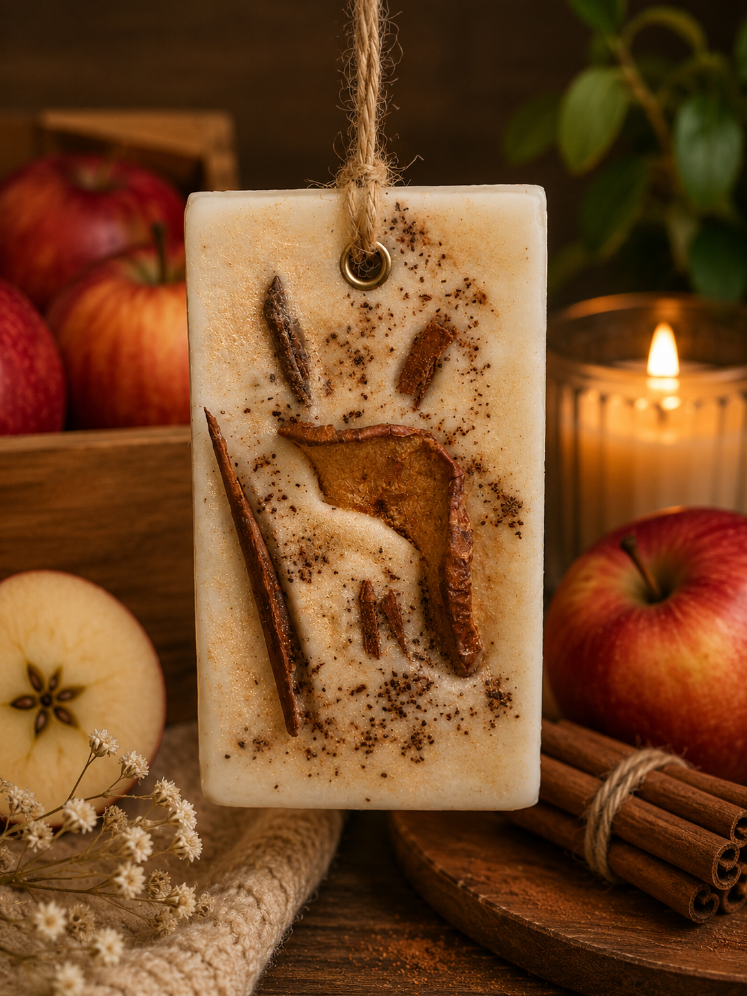 Suspension parfumée Pomme Cannelle | Le Verger aux Pommes Épicées – SILOË