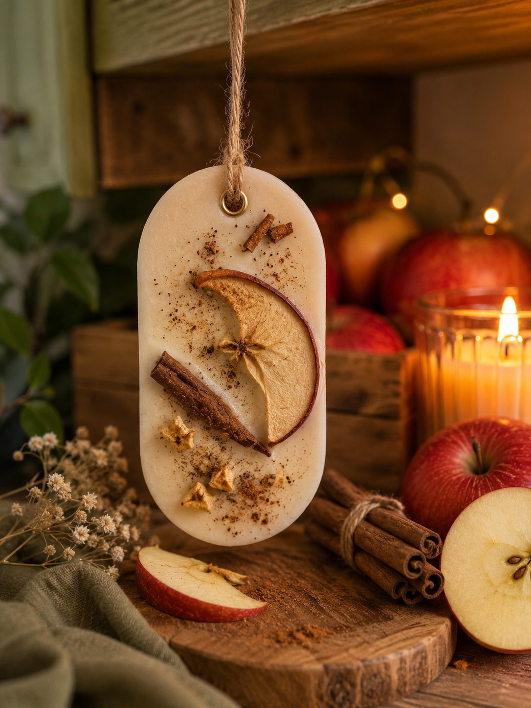 Suspension parfumée Pomme Cannelle | Le Verger aux Pommes Épicées – SILOË