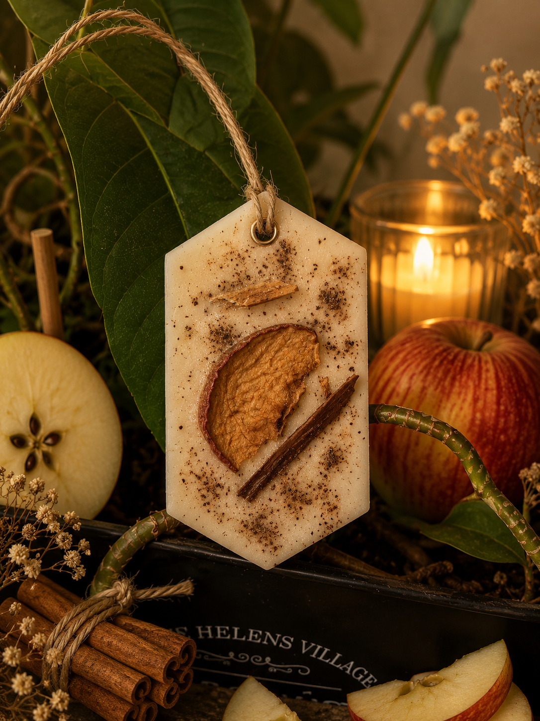 Suspension parfumée Pomme Cannelle | Le Verger aux Pommes Épicées – SILOË